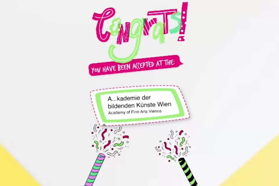 Screenshot: Congrats, you have been accepted!