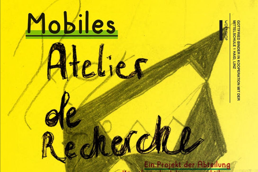 Grafik und Text "Mobiles Atelier de Recherche"