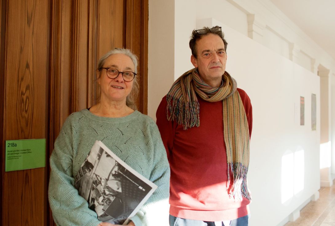 Portraits von Alice Creischer und Andreas Siekmann