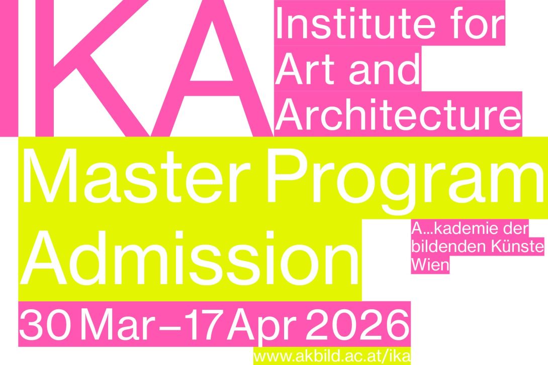 Grafik Architektur Master Program Admission